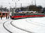 Трамвай на разворотном кольце у ж/д станции